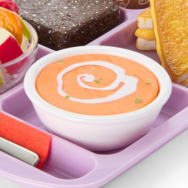 American Girl Truly Me 18-Zoll-Warm-Lunch-Set mit Sandwich und Suppe