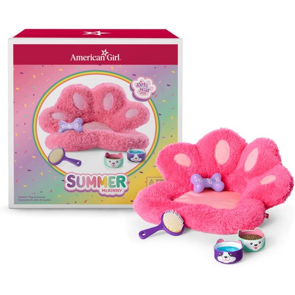 Juego de accesorios para perros para muñecas American Girl Summer McKinny 2025 de 18 pulgadas