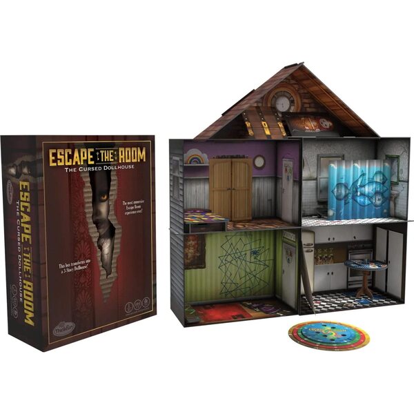 Escape the Room The Cursed Dollhouse : le jeu d'évasion pour 13+ avec puzzles et mystères de cuisine en 3D