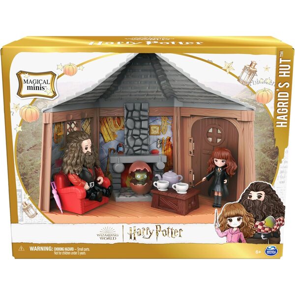 Wizarding World Magisches Spielset Hagrids Haus mit Harry-Potter-Figuren und Zubehör