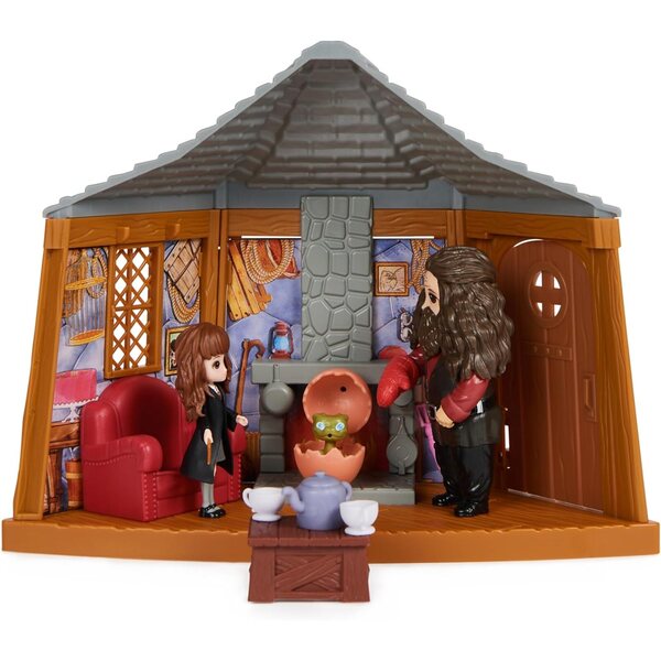 Wizarding World Magisches Spielset Hagrids Haus mit Harry-Potter-Figuren und Zubehör