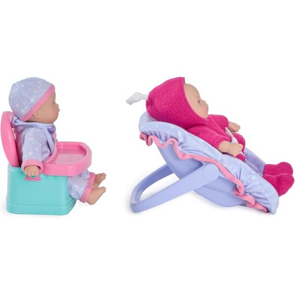 Madame Alexander Little Cuties Deluxe Playset 8 pouces avec 2 poupées et accessoires