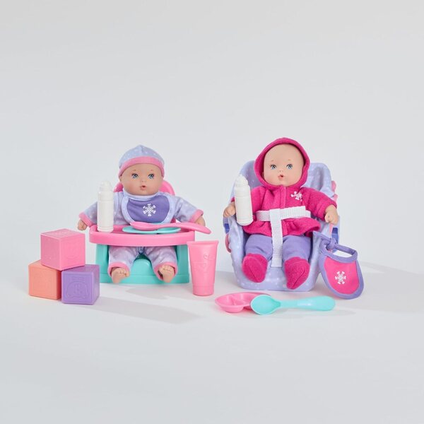 Madame Alexander Little Cuties Deluxe Playset 8 pouces avec 2 poupées et accessoires