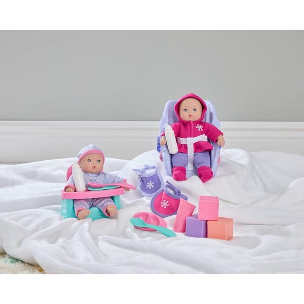 Madame Alexander Little Cuties Deluxe Playset 8 pouces avec 2 poupées et accessoires