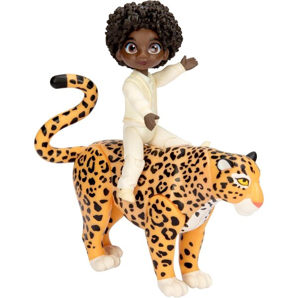 Disney Encanto Speelset Antonio met dierenschommelstoel en Jaguar-beeldje