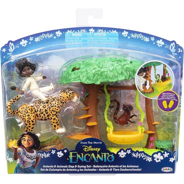 Disney Encanto Speelset Antonio met dierenschommelstoel en Jaguar-beeldje