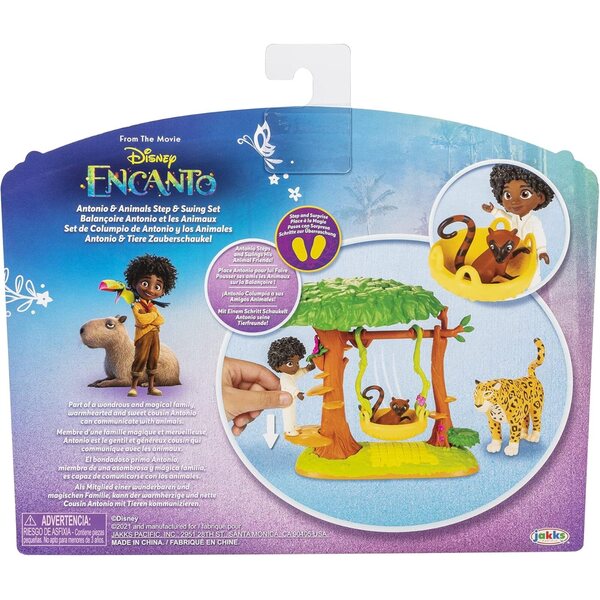 Disney Encanto Speelset Antonio met dierenschommelstoel en Jaguar-beeldje
