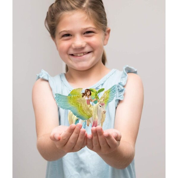Schleich bayala 3-delige speelset met Fee Surah en Glitter Pegasus voor kinderen van 5-12 jaar