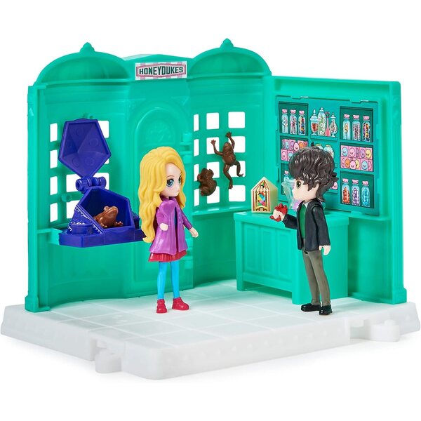 Ensemble magique Harry Potter Honeydukes avec Luna, Neville et accessoires pour enfants à partir de 6 ans
