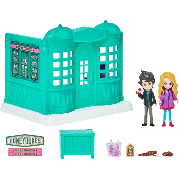 Harry Potter Honeydukes Zauberset mit Luna, Neville und Zubehör für Kinder ab 6 Jahren