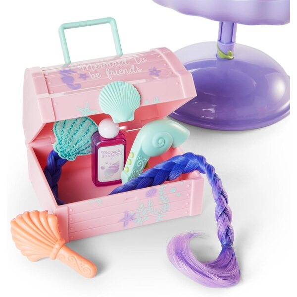 American Girl WellieWishers Spielset Salon mit farbwechselnden Haarverlängerungen