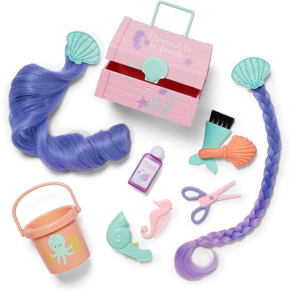 American Girl WellieWishers Spielset Salon mit farbwechselnden Haarverlängerungen