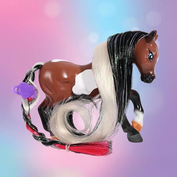 Breyer Horses Mane Beauty Li'l Beauties | Koda - Horse | Brushable Mane and Tail | 4.25" L x 3.25" H | Model #B-MB-10379