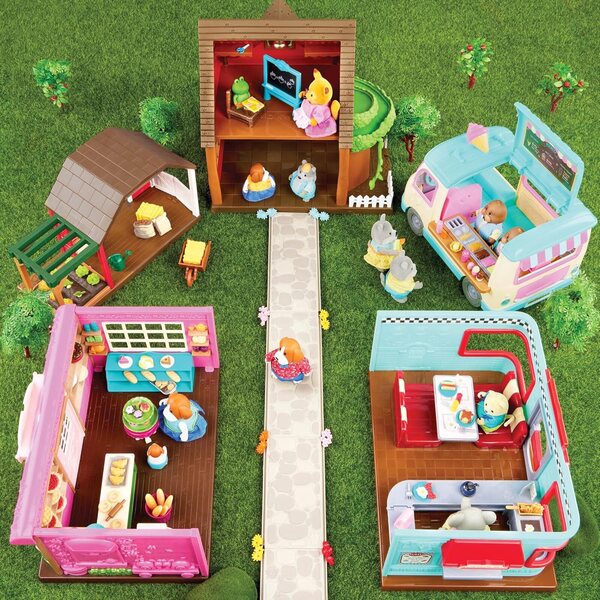 Li'l Woodzeez Happy Harvest Farm-Spielset – 20-teiliges Garten- und Landwirtschaftsset 3+