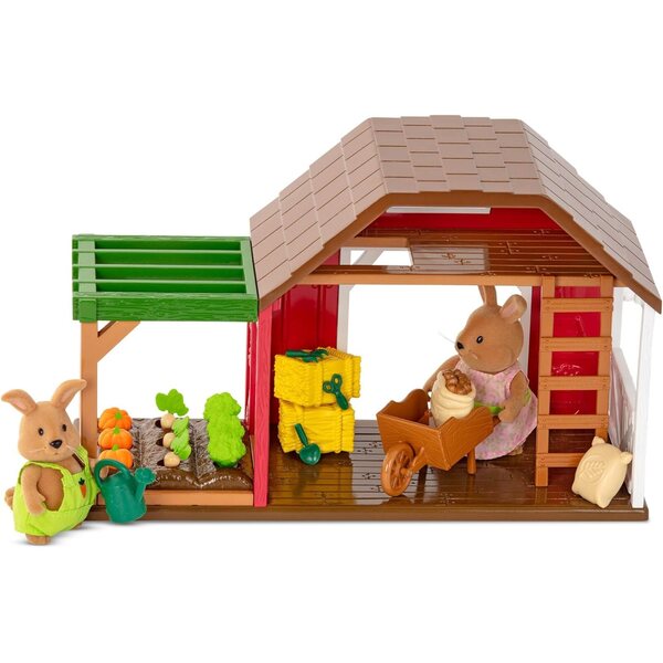 Li'l Woodzeez Happy Harvest Farm-Spielset – 20-teiliges Garten- und Landwirtschaftsset 3+