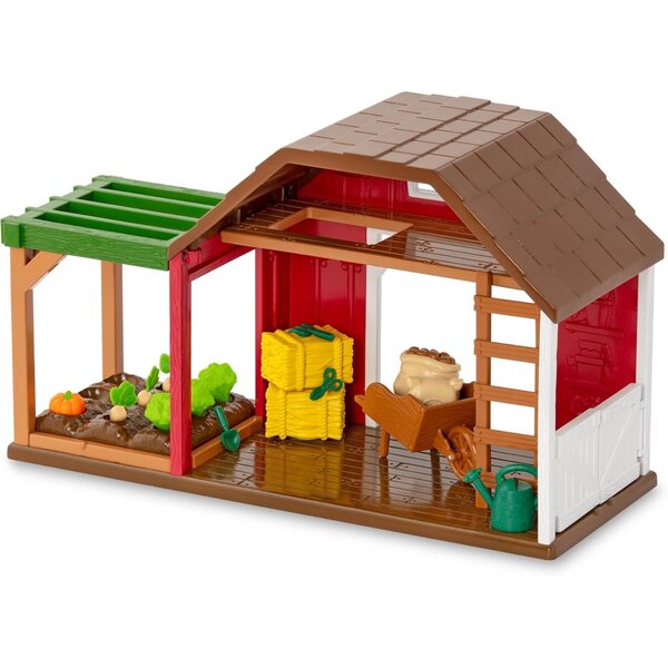 Li'l Woodzeez Happy Harvest Farm-Spielset – 20-teiliges Garten- und Landwirtschaftsset 3+
