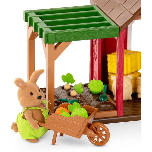Li'l Woodzeez Happy Harvest Farm-Spielset – 20-teiliges Garten- und Landwirtschaftsset 3+