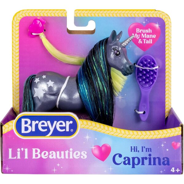 Breyer Ziegen-Einhorn – Pony mit kämmbarer Mähne und Schweif, 10,8 x 8,3 cm