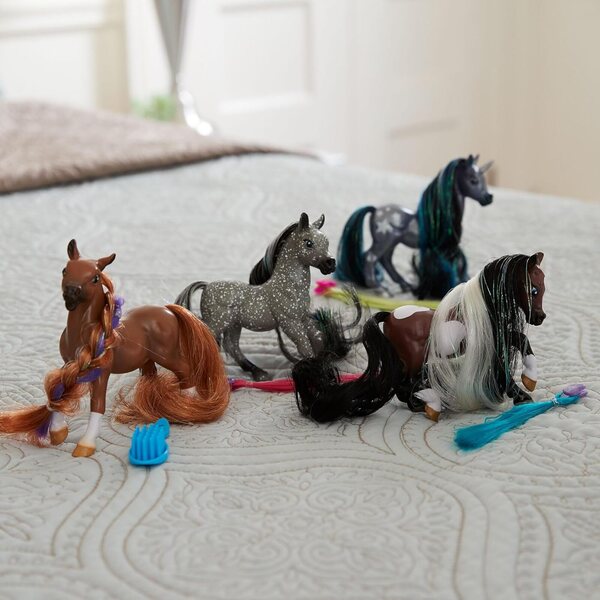 Breyer Ziegen-Einhorn – Pony mit kämmbarer Mähne und Schweif, 10,8 x 8,3 cm