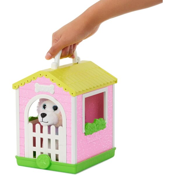 Glitter Girls Toby Dog Set s přenosnou boudou a vícebarevným příslušenstvím 3+ let