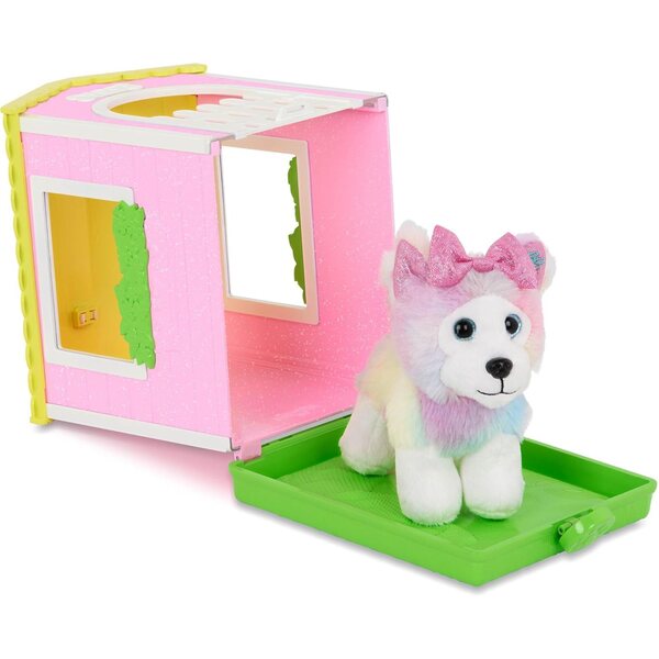 Glitter Girls Toby Dog Set s přenosnou boudou a vícebarevným příslušenstvím 3+ let