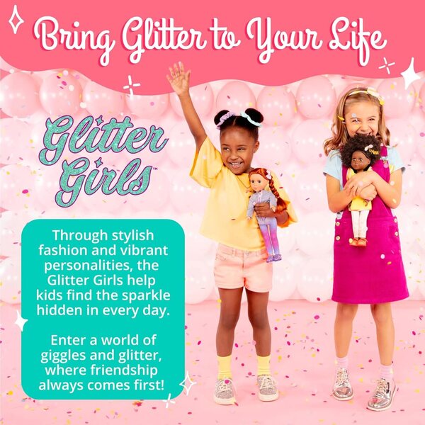 Glitter Girls Toby Dog Set s přenosnou boudou a vícebarevným příslušenstvím 3+ let