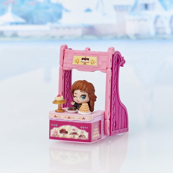 Disney Frozen 2 Twirlabouts Anna Sled to Shop 2-in-1 speelset met pop en accessoires
