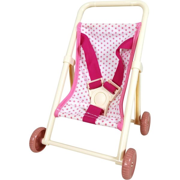 Lissi: 8" Baby Doll Set: Scooter, Pushchair, Rocking Chair & Highchair - Colorful Play-Feeding-Travel Toy Playset, Foldable Design, Kids-Toddlers 2+