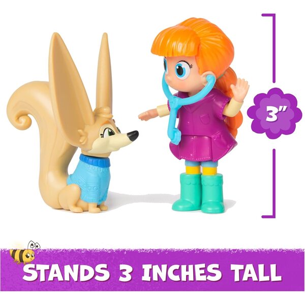 Vida The Vet Spielset mit Minifiguren und Stethoskop für Kinder ab 3 Jahren