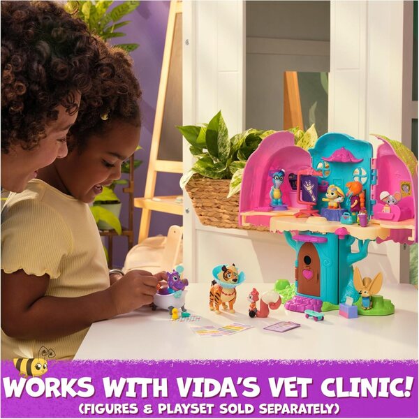 Vida The Vet Spielset mit Minifiguren und Stethoskop für Kinder ab 3 Jahren