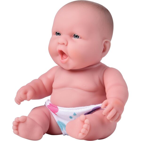 25,4 cm große kaukasische Stoffpuppe zum Kuscheln mit Windel für fantasievolles Spielen