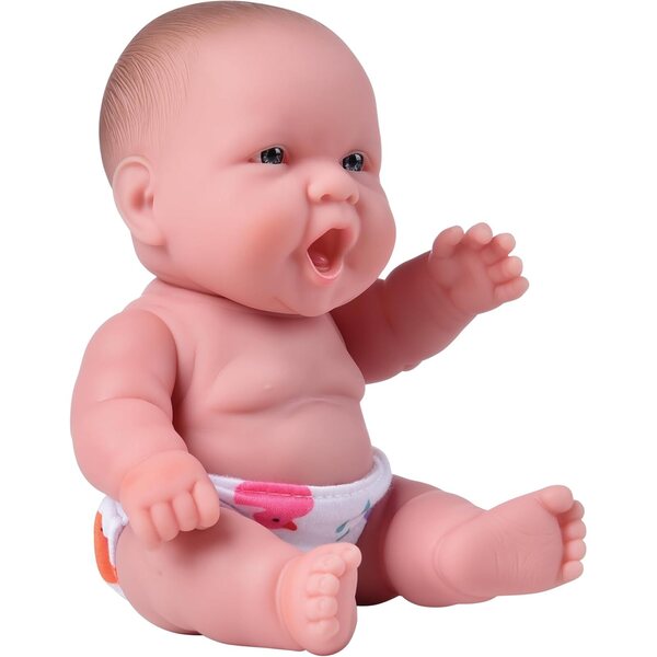 25,4 cm große kaukasische Stoffpuppe zum Kuscheln mit Windel für fantasievolles Spielen