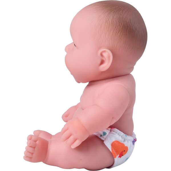 25,4 cm große kaukasische Stoffpuppe zum Kuscheln mit Windel für fantasievolles Spielen