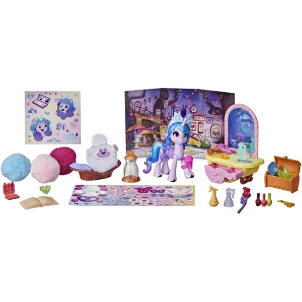 My Little Pony Izzy Moonbow – Kreativspiele mit 25 Zubehörteilen und beweglichem Pony 7,6 cm