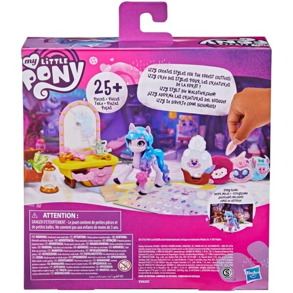My Little Pony Izzy Moonbow – Kreativspiele mit 25 Zubehörteilen und beweglichem Pony 7,6 cm