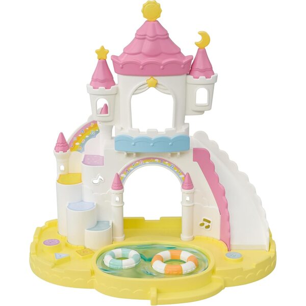 Calico Critters Kindergarten-Sandkasten und Pool mit Elefantenbaby und Spielzubehör