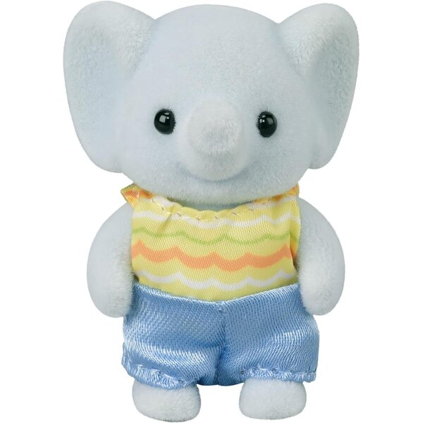 Calico Critters Kindergarten-Sandkasten und Pool mit Elefantenbaby und Spielzubehör