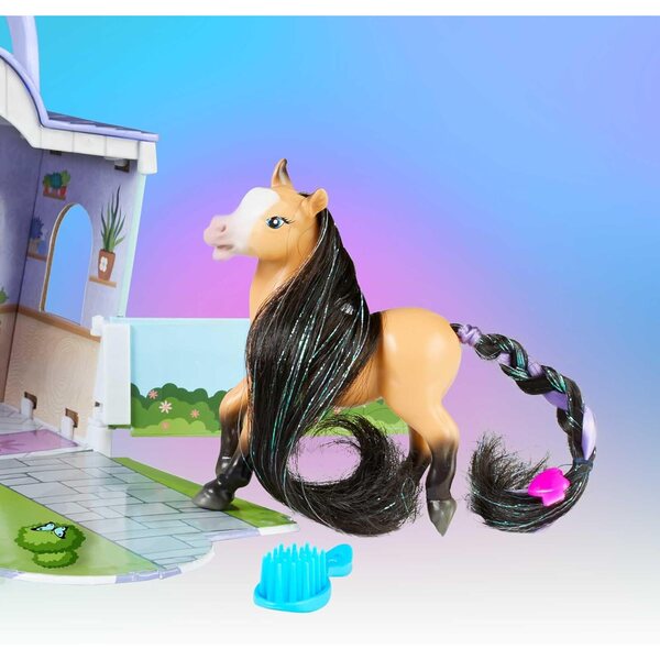 Breyer Mane Beauty Li'l Beauties Flower Shop Spielset mit Pferd und Zubehör