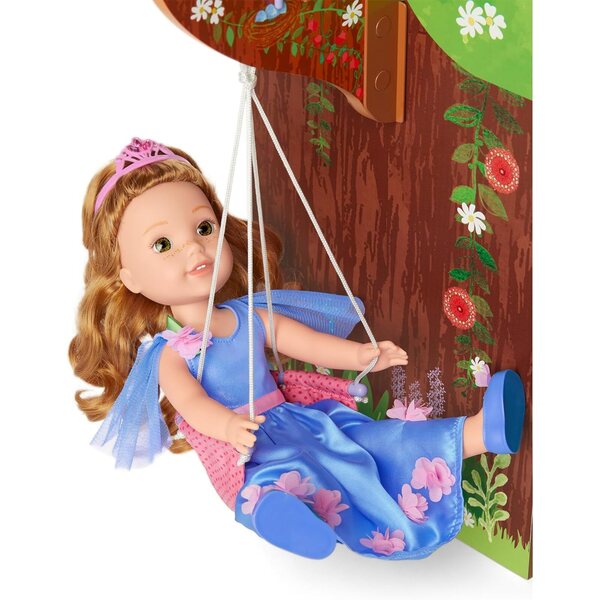 American Girl WellieWishers Casa en el árbol con accesorios para muñecas de 14,5 pulgadas