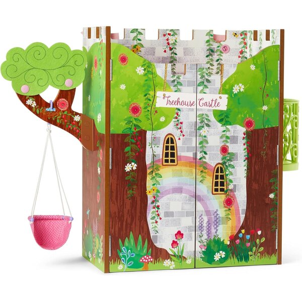 American Girl WellieWishers Casa en el árbol con accesorios para muñecas de 14,5 pulgadas