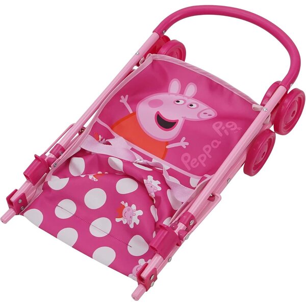 19-teiliges Peppa Pig-Set mit Kinderwagen, Hochstuhl und Zubehör für Puppen ab 3 Jahren