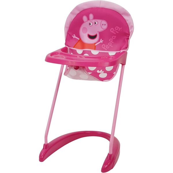 19-teiliges Peppa Pig-Set mit Kinderwagen, Hochstuhl und Zubehör für Puppen ab 3 Jahren