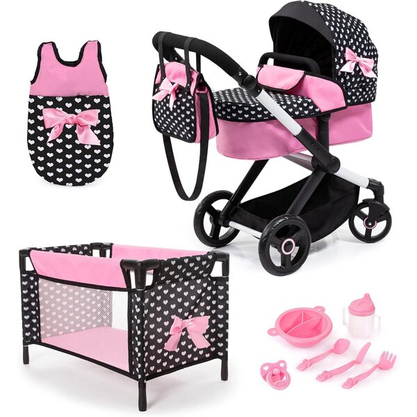 Bayer Xeo Mega Pram 10 sztuk składanych dla lalek do 46 cm