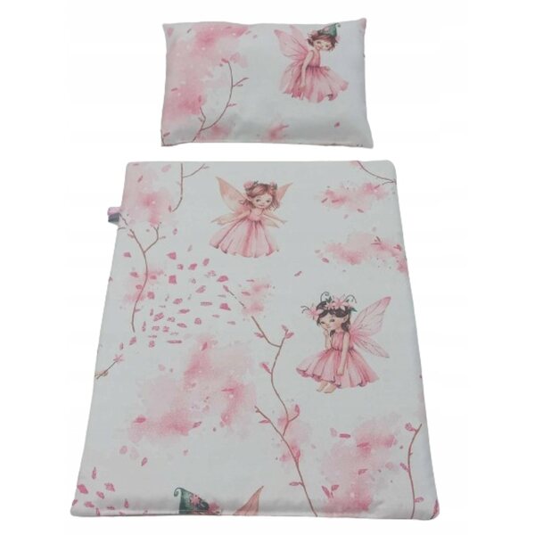 Komplettes Bettwäscheset für Puppen: Bunte und weiche Decke und Kissen