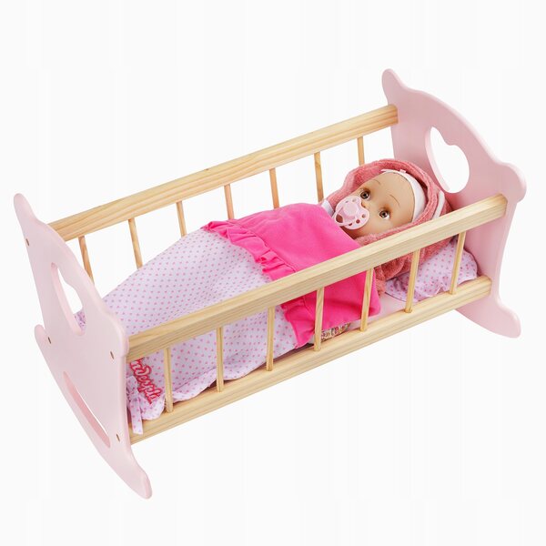 Set Completo di Biancheria per Passeggino delle Bambole Kinderplay con Coperta e Cuscino