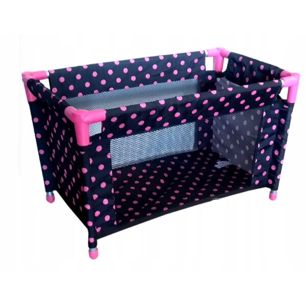 Bartex Puppenbett mit Tasche, Maße 52x31x32 cm, ideal für Kinder ab 3 Jahren
