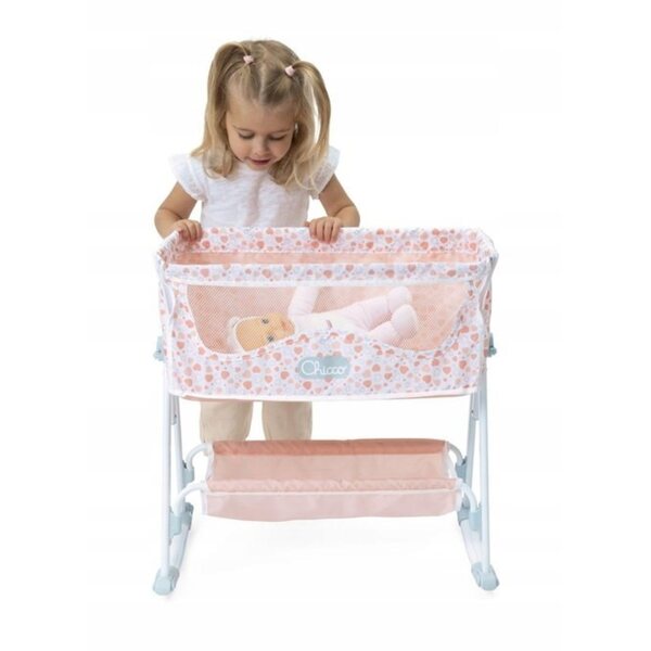 Next2Me Chicco My First Doll Puppenbett mit realistischen Funktionen und elegantem Design