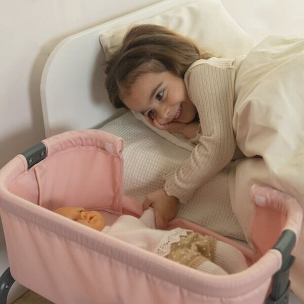 Letto per bambole Smoby Maxi Cosi regolabile altezza rosa 52,5x36,5x33 cm