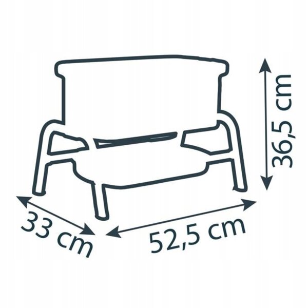 Letto per bambole Smoby Maxi Cosi regolabile altezza rosa 52,5x36,5x33 cm