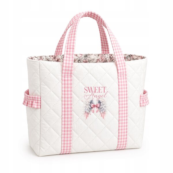 Lusso torba bianca e rosa per accessori bambola Sweet Angel edizione limitata